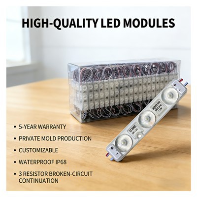 7415 IP68 DC12V MINI 3 מודול LED
